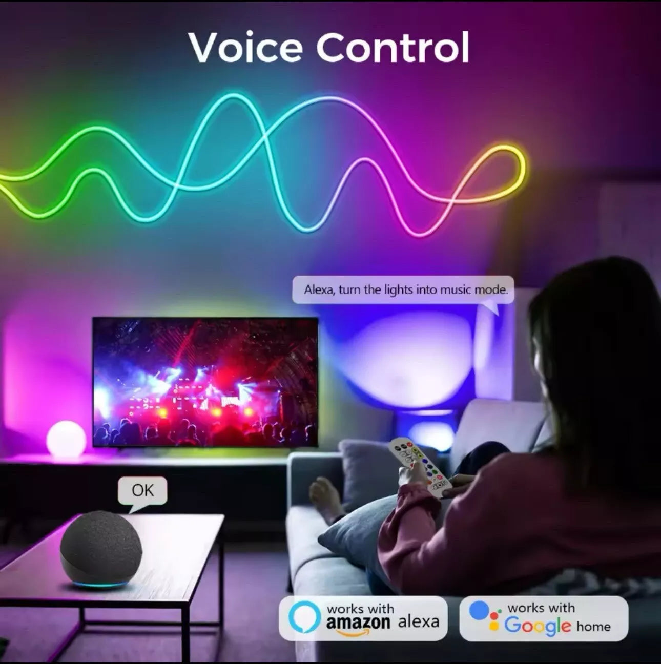 Smart LED & Neon lights (decor)