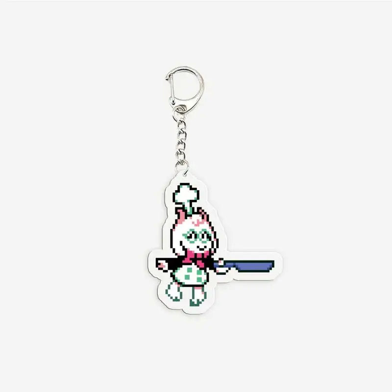 Spamton Tenna Baby Keychains for Accessories Bag Susie Ralsei Key Chain