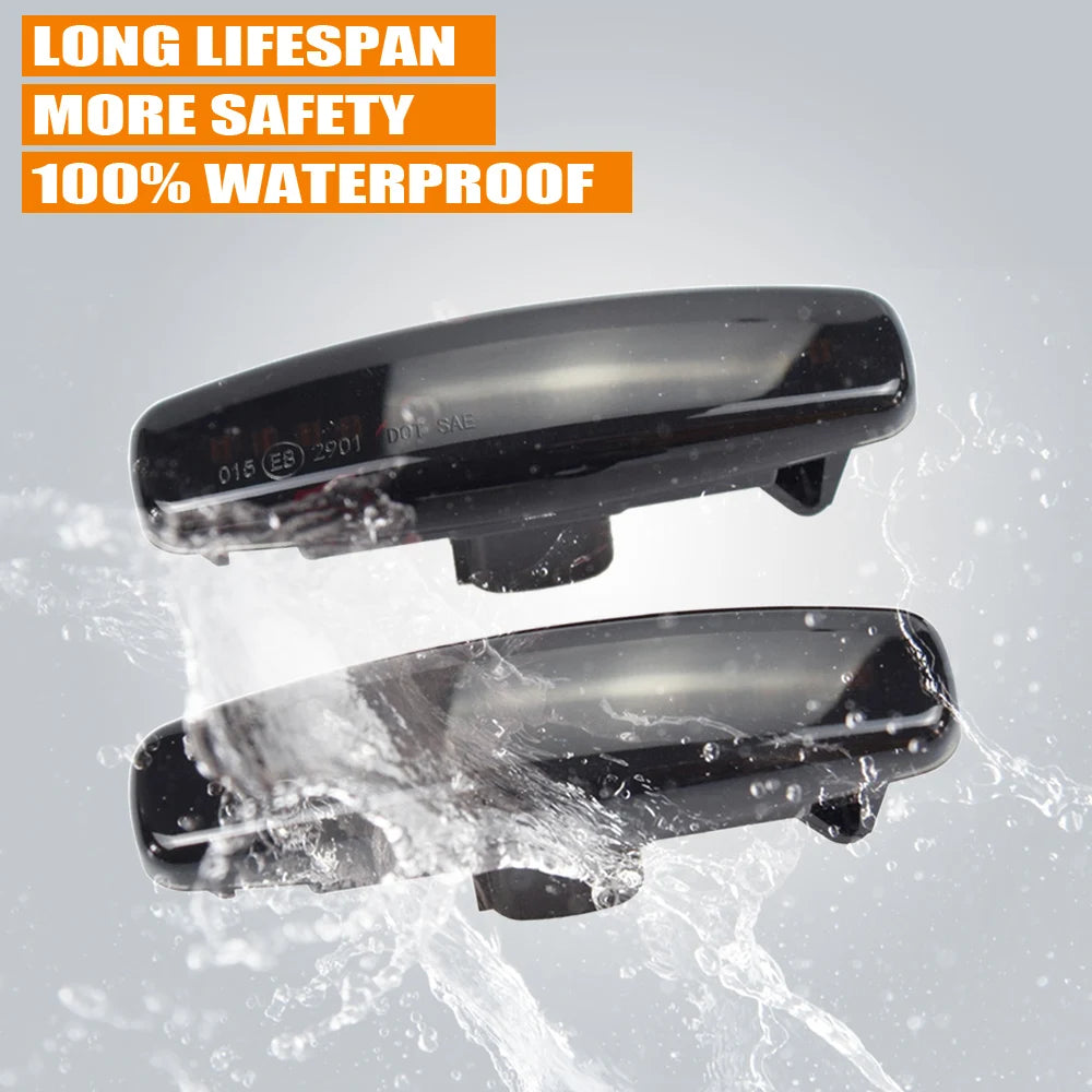 2pcs Dynamic LED Signal Lights For Infiniti EX35 EX37 FX35 FX37 FX50 G25 G35 G37 JX35 M25