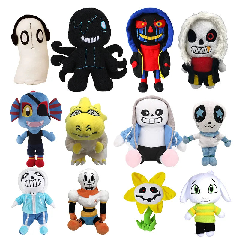 20 Styles of Undertale Plushie Dolls Frisk Stuffed Zombie