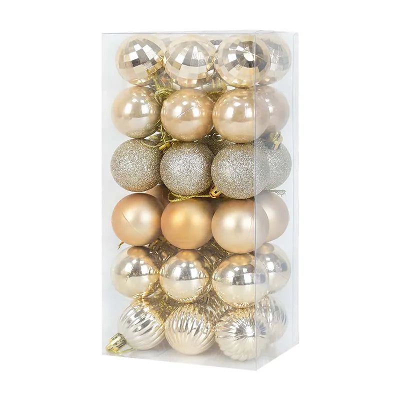 1box Christmas tree Bauble Christmas Tree Decor