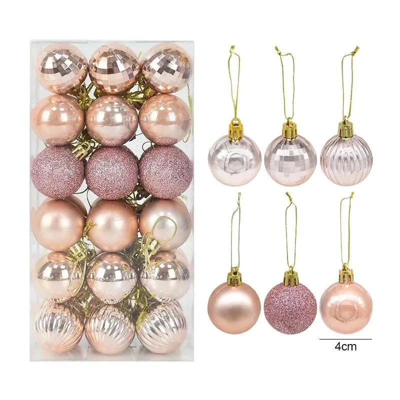 1box Christmas tree Bauble Christmas Tree Decor