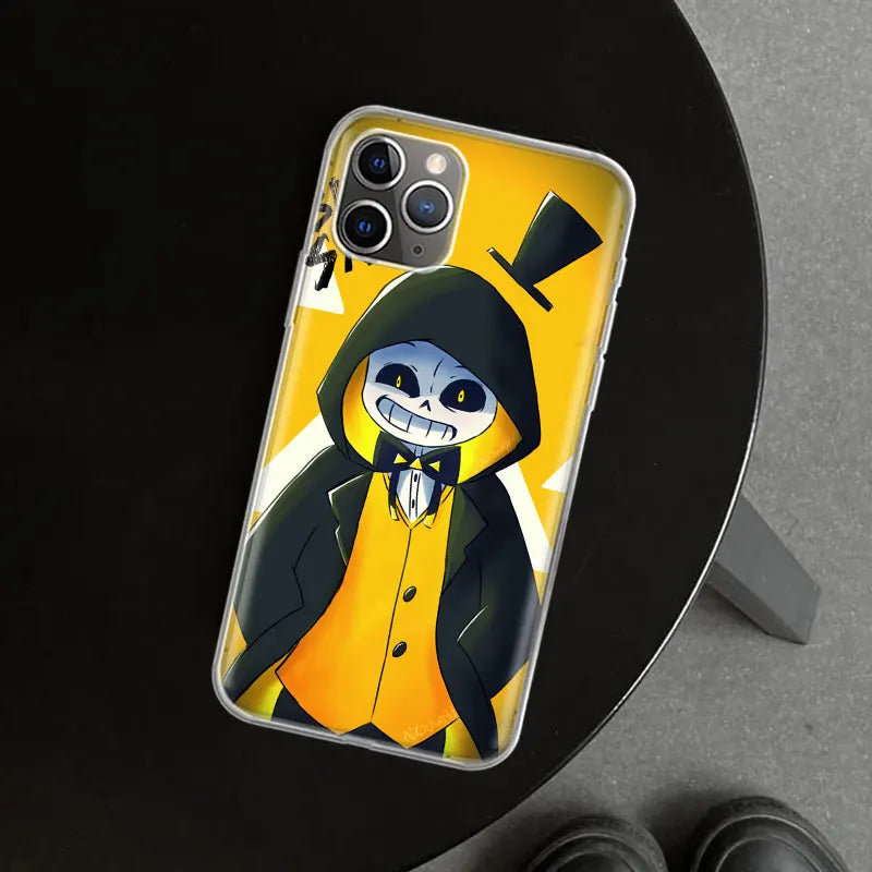 Undertale Sans Doggo Phone Case Cover For iPhone 11 12 13 14 15 16 17 pro mini air pro max