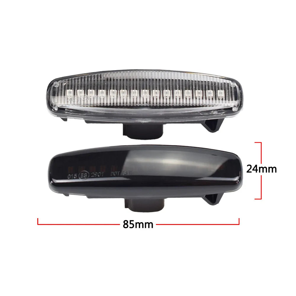 2pcs Dynamic LED Signal Lights For Infiniti EX35 EX37 FX35 FX37 FX50 G25 G35 G37 JX35 M25