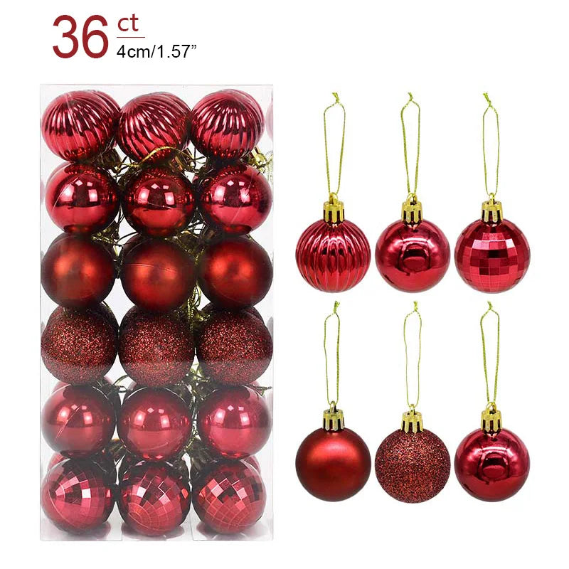 1box Christmas tree Bauble Christmas Tree Decor