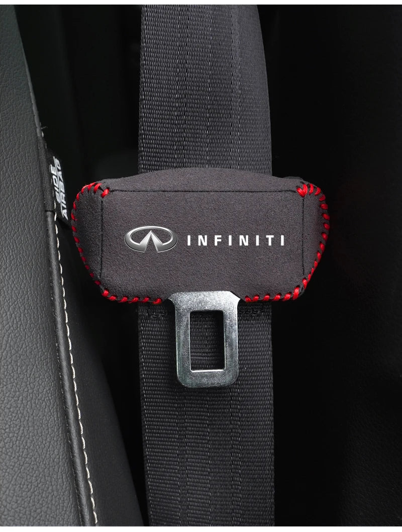 Car Seat Belt Buckle Clip Protector Front Rear Seat Clips For Infiniti Q50 G37 FX30 FX35 Q60 QX50 M37 ESQ JX35 QX70 Q30 FX50 Q70