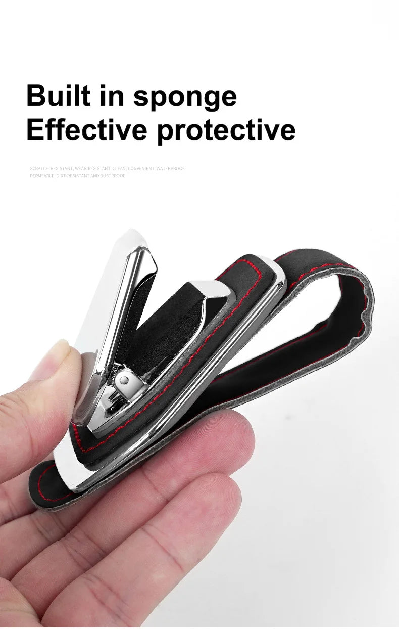 1PC Car Sun Visor Glasses Storage Clip For Infiniti Q50 FX35 G37 G35 QX70 FX45 EX35 Q30 Q70L QX30 QX60 QX80 Accessory