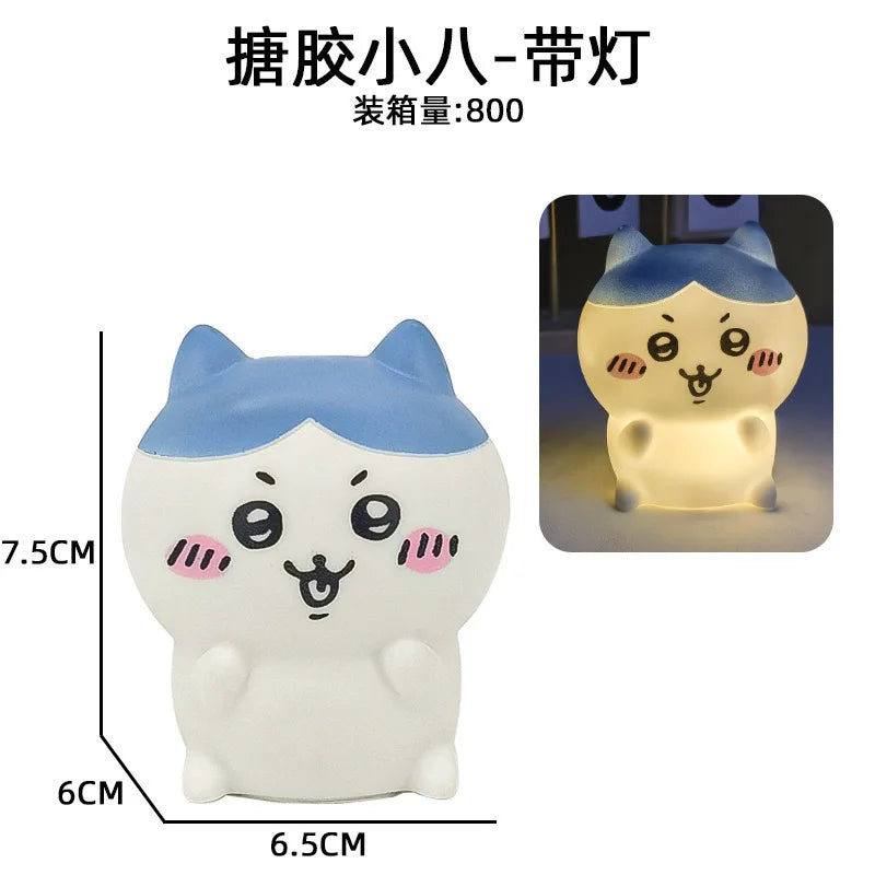 Chiikawa Anime LED Night Light Hachiware Usagi Rabbit Lamp Décor