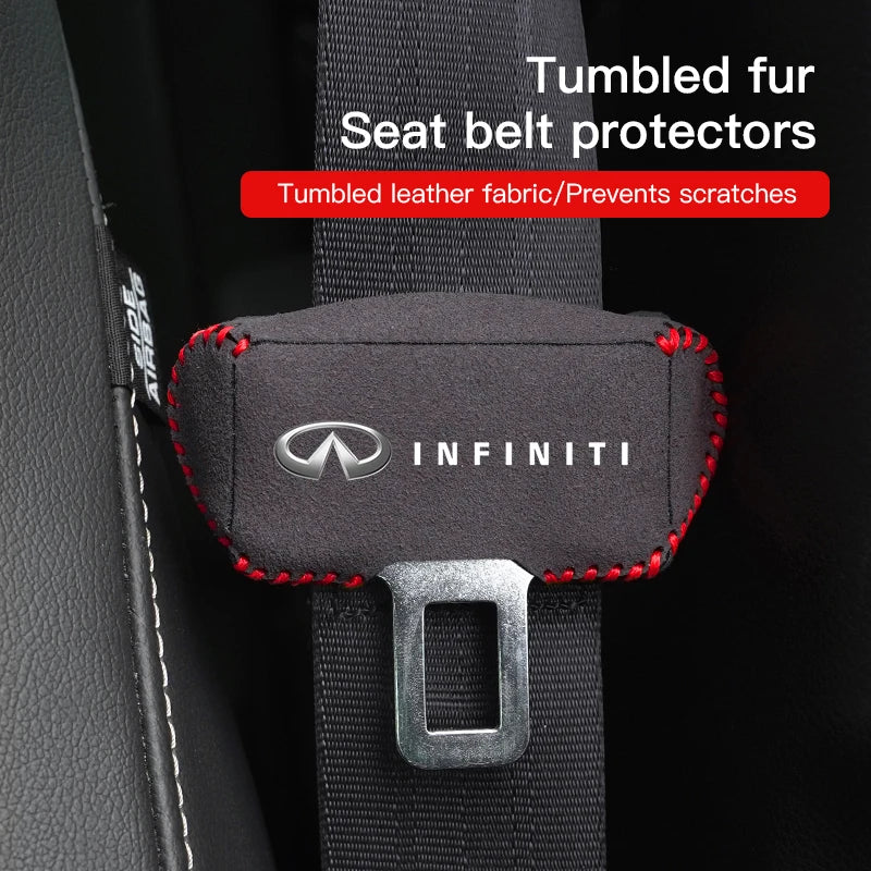 Car Seat Belt Buckle Clip Protector Front Rear Seat Clips For Infiniti Q50 G37 FX30 FX35 Q60 QX50 M37 ESQ JX35 QX70 Q30 FX50 Q70