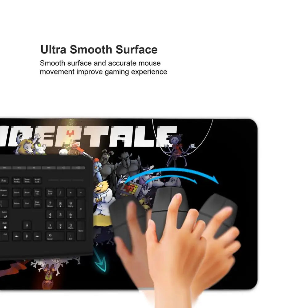 Undertale Gaming Pad for Keyboard & Mouse 600x300mm (Desk Mat, Table pad, Mouse pad)