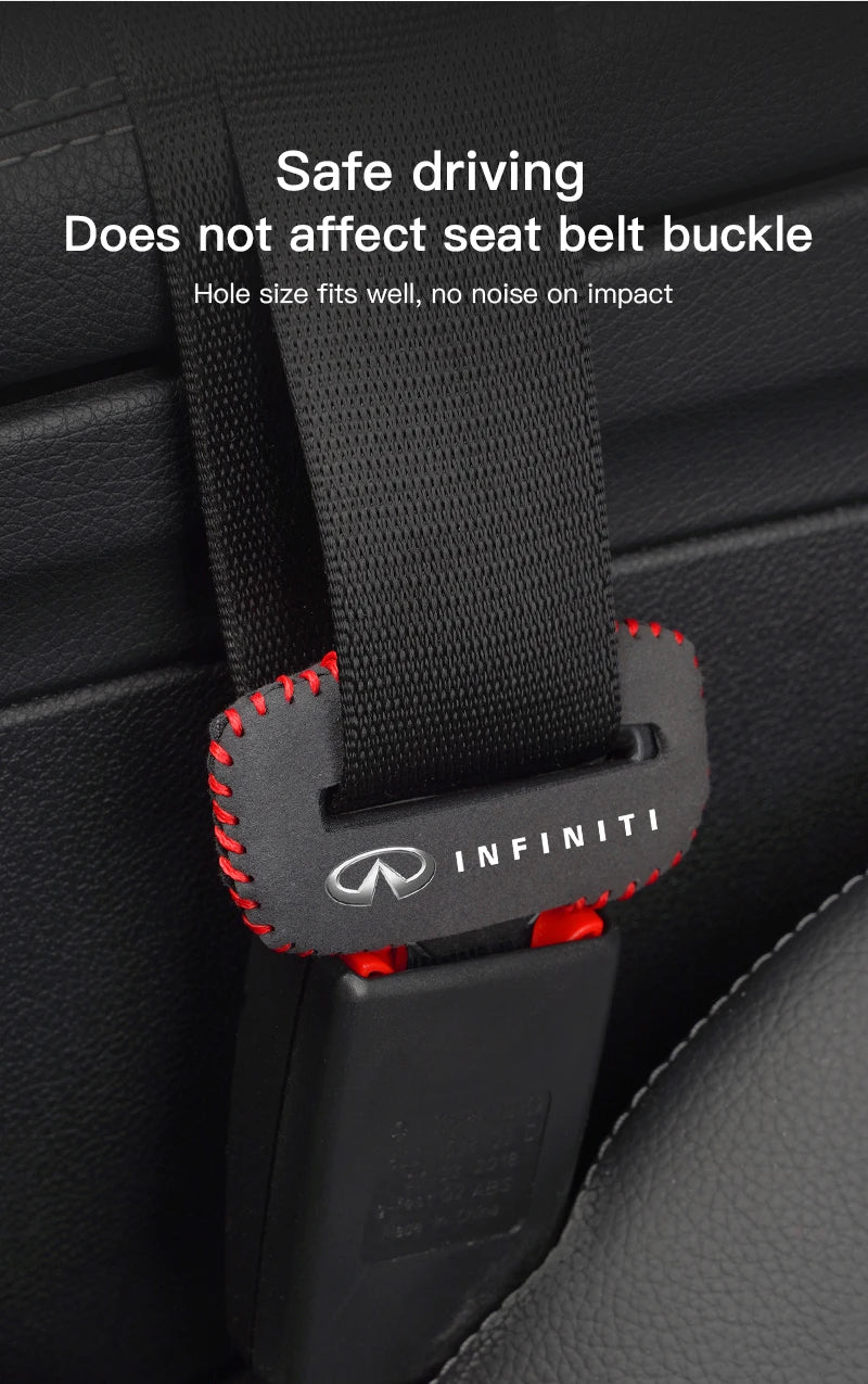 Car Seat Belt Buckle Clip Protector Front Rear Seat Clips For Infiniti Q50 G37 FX30 FX35 Q60 QX50 M37 ESQ JX35 QX70 Q30 FX50 Q70