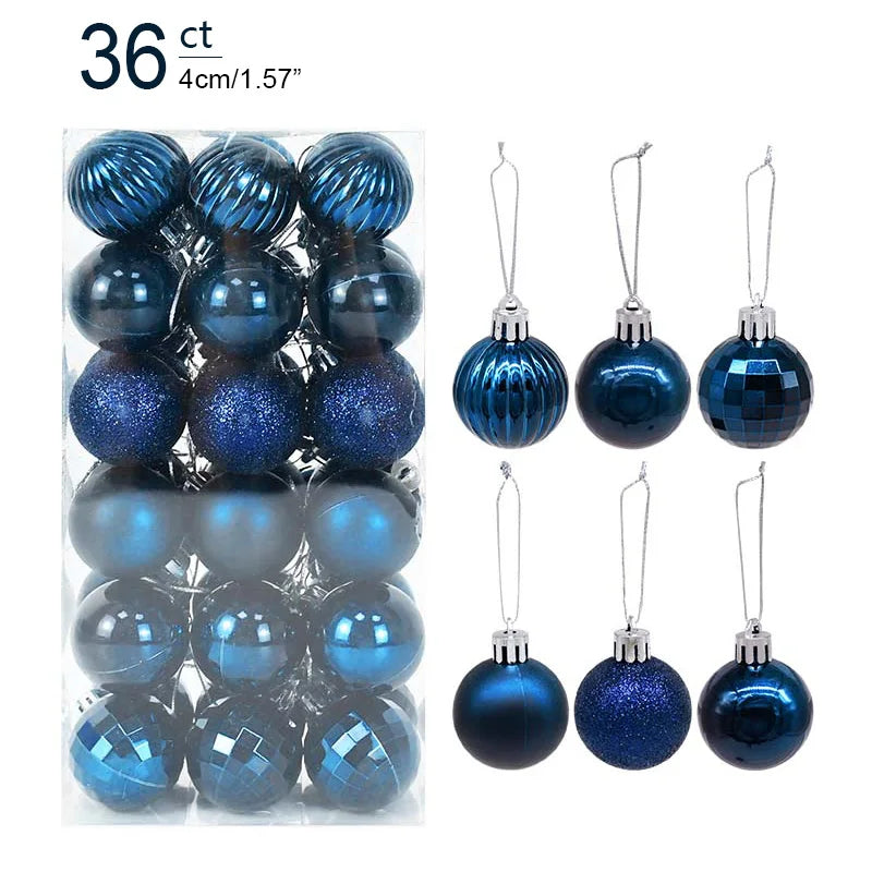 1box Christmas tree Bauble Christmas Tree Decor
