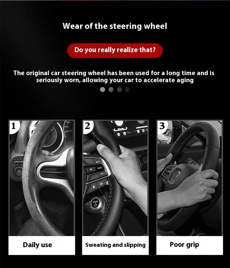 Infiniti Q50 Q60S Q70 QX30 QX50 QX55 QX56 QX60 QX70 QX8 JX35 EX25 FX35 G37 M35 ESQ Steering Wheel Cover