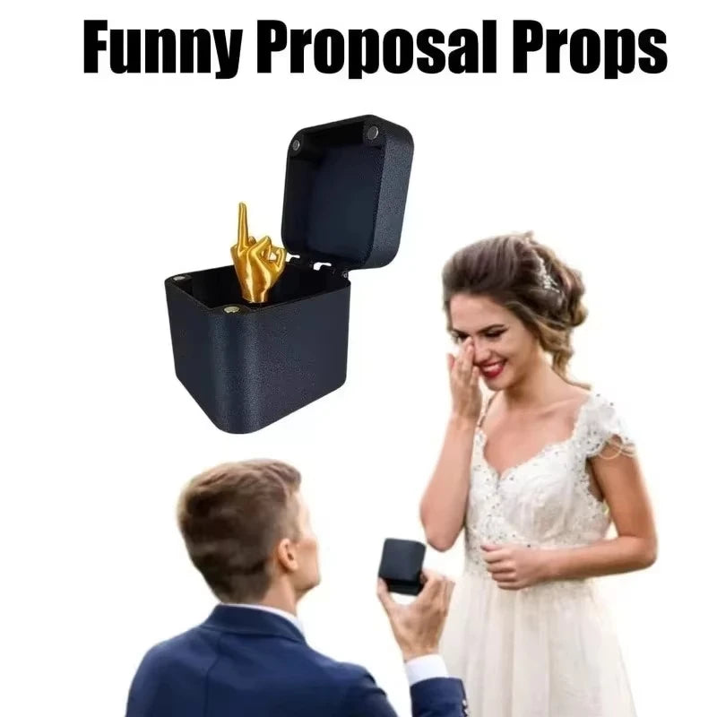 Middle Finger Surprise Gift Boxs Christmas Fun Prank