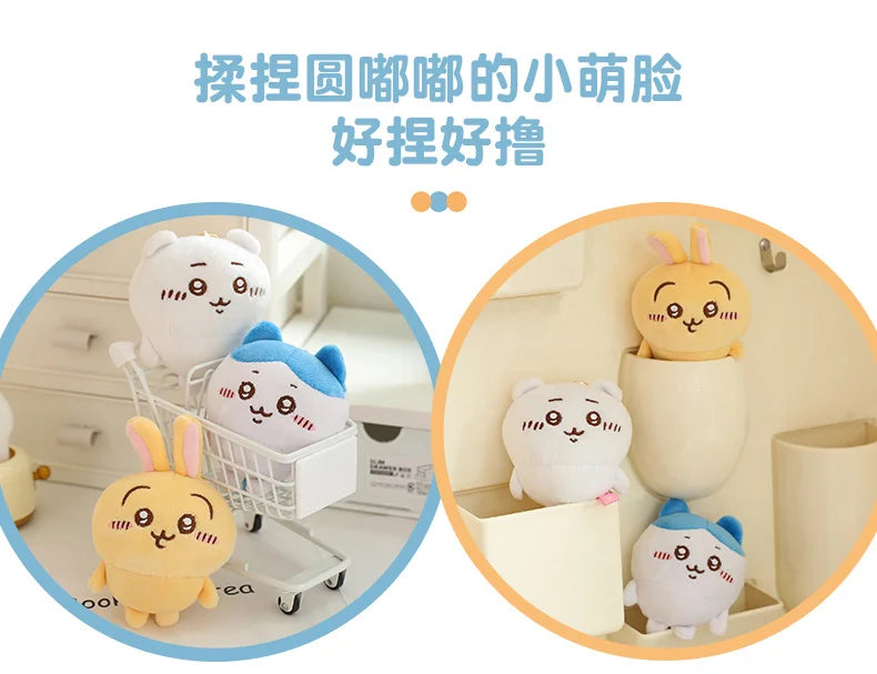 Sanrio Chiikawa Series Plushies Bag Pendant Hachiware Soft Pillow Usagi Plush Toy
