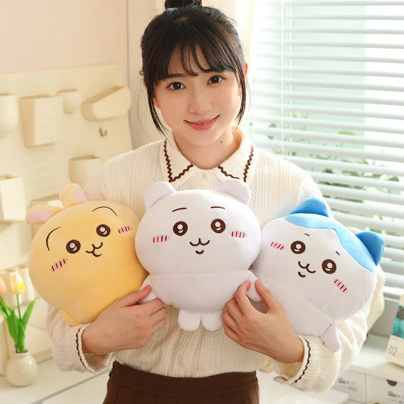 Sanrio Chiikawa Series Plushies Bag Pendant Hachiware Soft Pillow Usagi Plush Toy