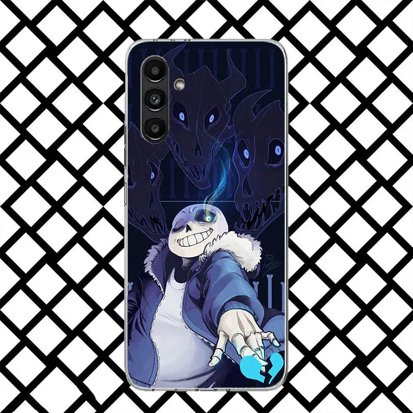 U-Undertale Sans Doggo Phone Case for Samsung Galaxy A17 A16 A26 A36 A56 A15 A25 A35 A55 A14 A24 A34 A54 A13 A23 A33 A53 A05S A0