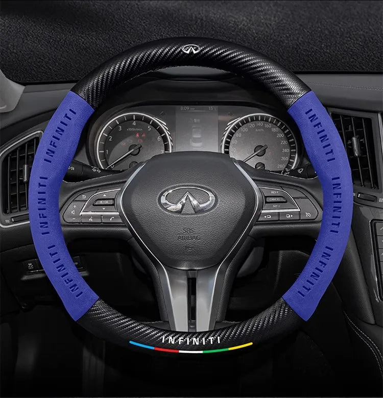 Infiniti Q50 Q60S Q70 QX30 QX50 QX55 QX56 QX60 QX70 QX8 JX35 EX25 FX35 G37 M35 ESQ Steering Wheel Cover