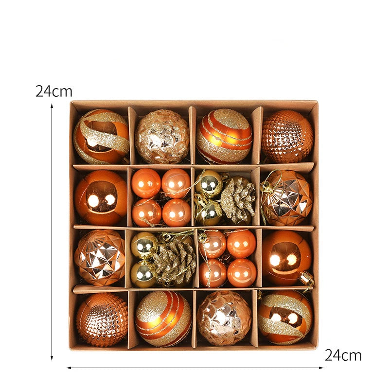36pcs Christmas Tree bauble