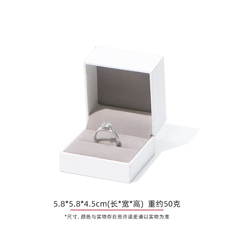 Jewelry Gift Boxes Velvet Lined for Ring Necklace Bracelet Luxury Packaging