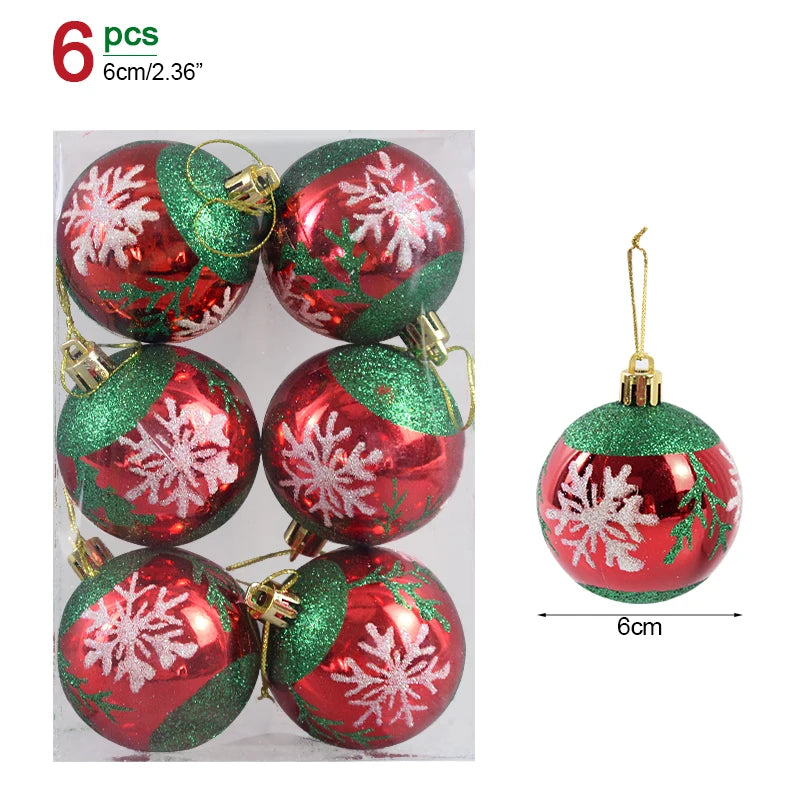 1box Christmas tree Bauble Christmas Tree Decor