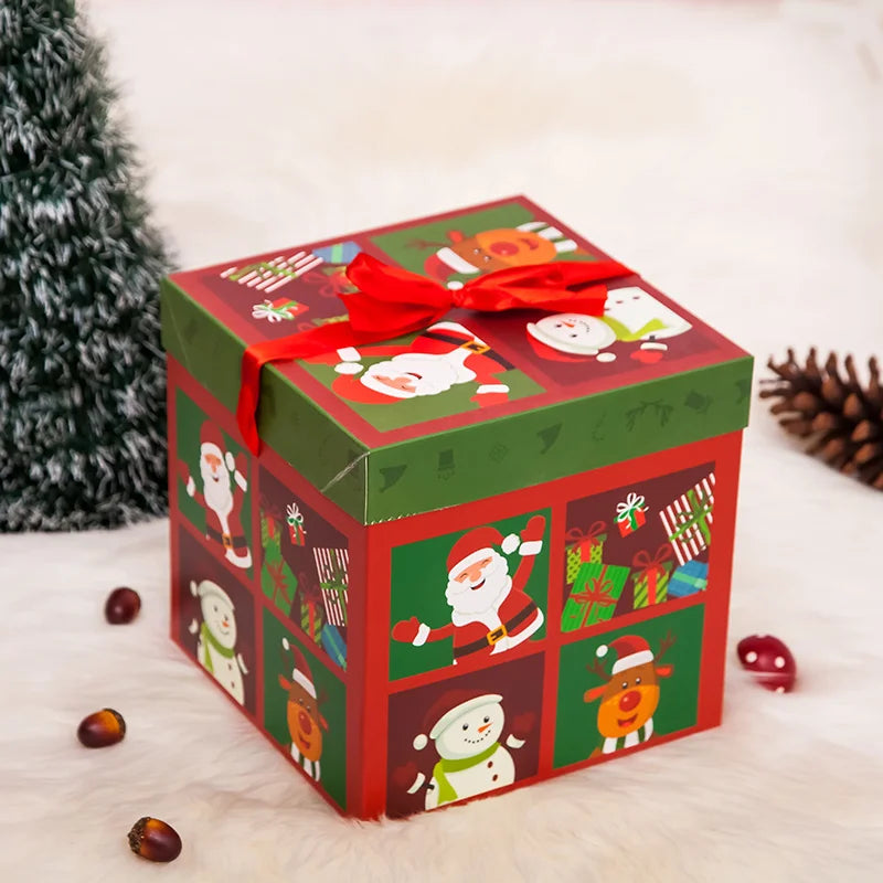 Christmas Gift Boxes Under The Tree Package For Indoor