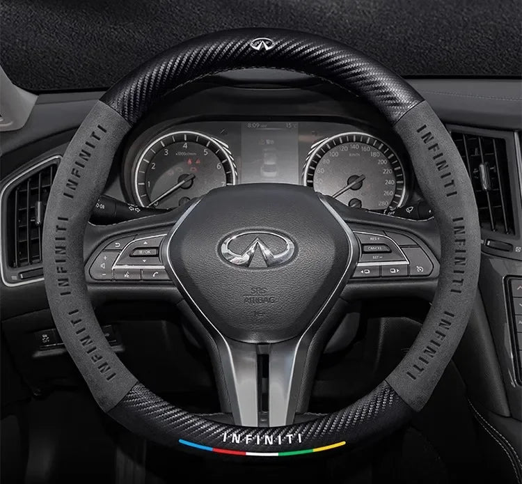Infiniti Q50 Q60S Q70 QX30 QX50 QX55 QX56 QX60 QX70 QX8 JX35 EX25 FX35 G37 M35 ESQ Steering Wheel Cover