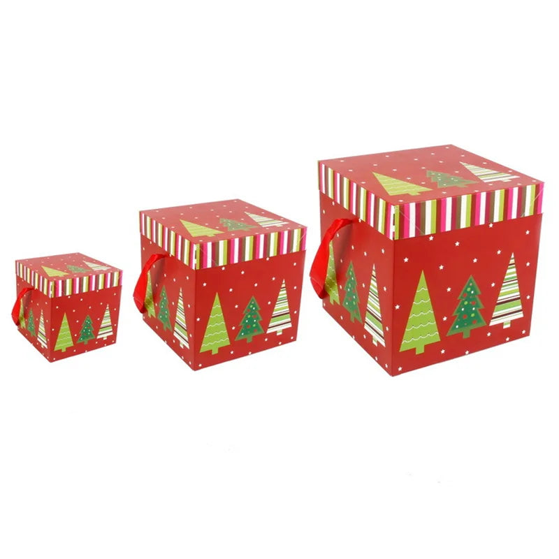 Christmas Gift Boxes Under The Tree Package For Indoor