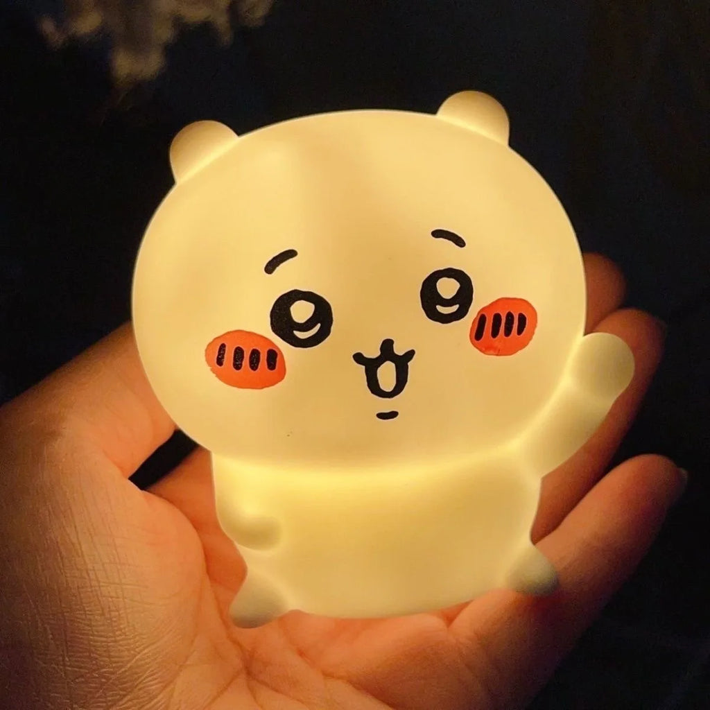 Chiikawa Anime LED Night Light Hachiware Usagi Rabbit Lamp Décor
