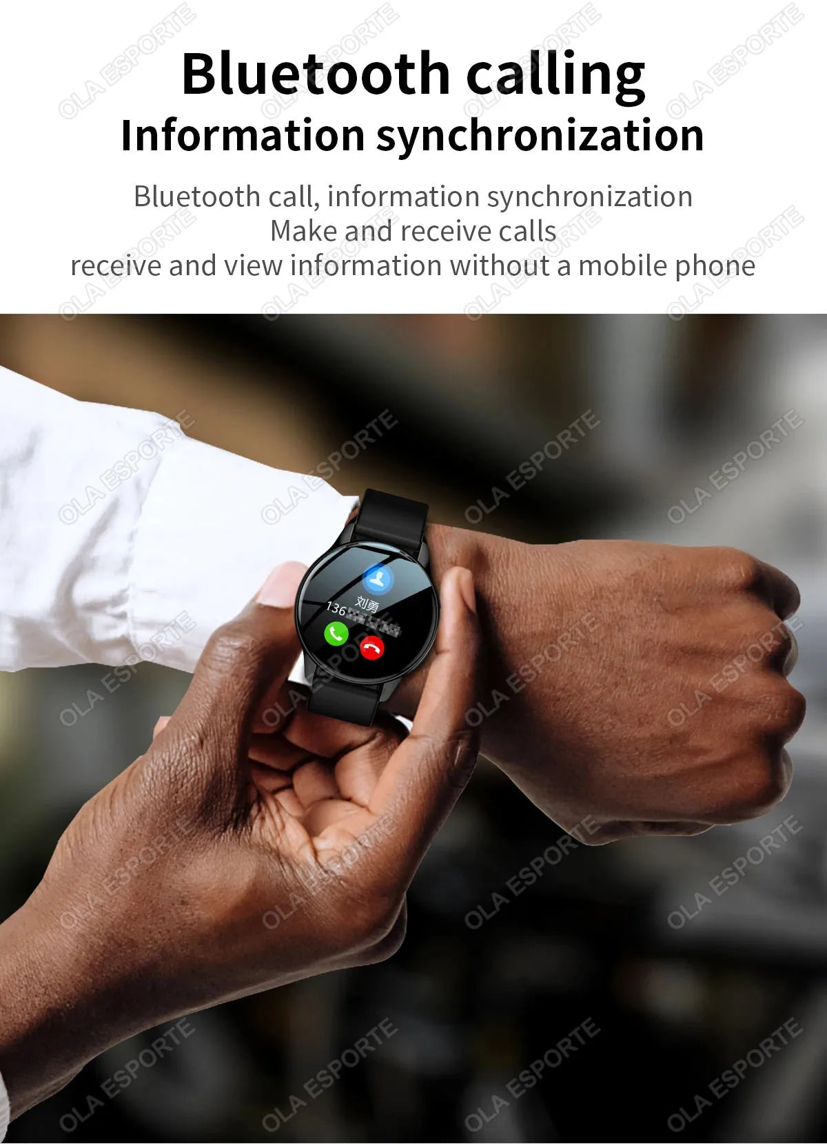 Women Smart-Watch Bluetooth connectivity, Waterproof, Heart Rate monitor