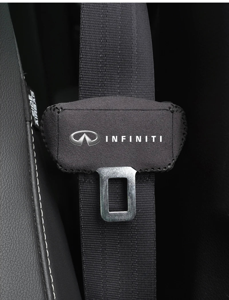 Car Seat Belt Buckle Clip Protector Front Rear Seat Clips For Infiniti Q50 G37 FX30 FX35 Q60 QX50 M37 ESQ JX35 QX70 Q30 FX50 Q70