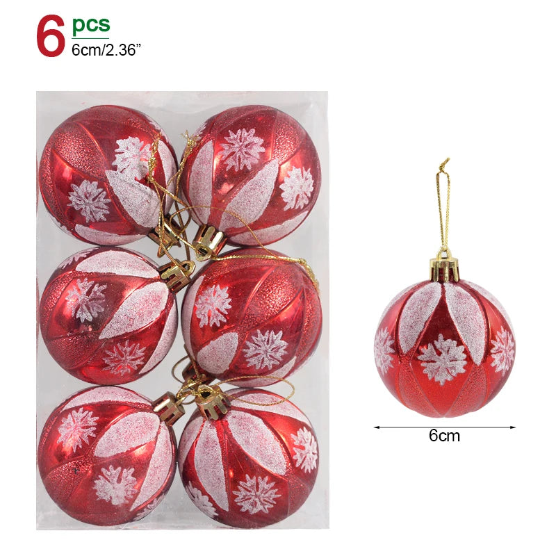 1box Christmas tree Bauble Christmas Tree Decor