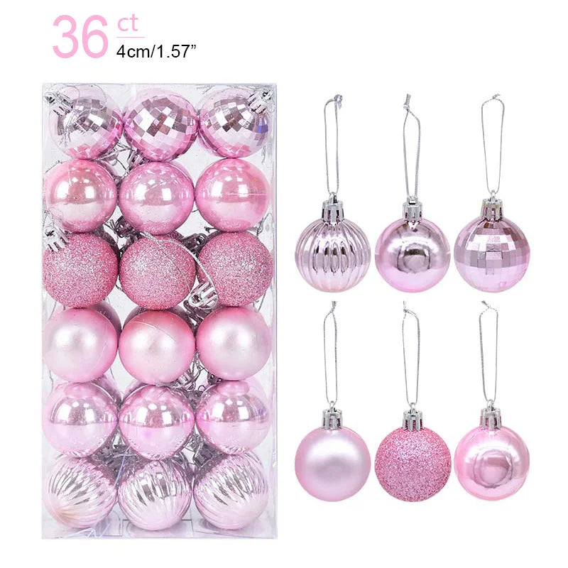1box Christmas tree Bauble Christmas Tree Decor