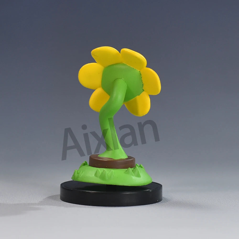 Aixlan UNDERTALE Figure Flowey Sans Q Version PVC Action Figure Amine Birthday Gift Collectible Figurine