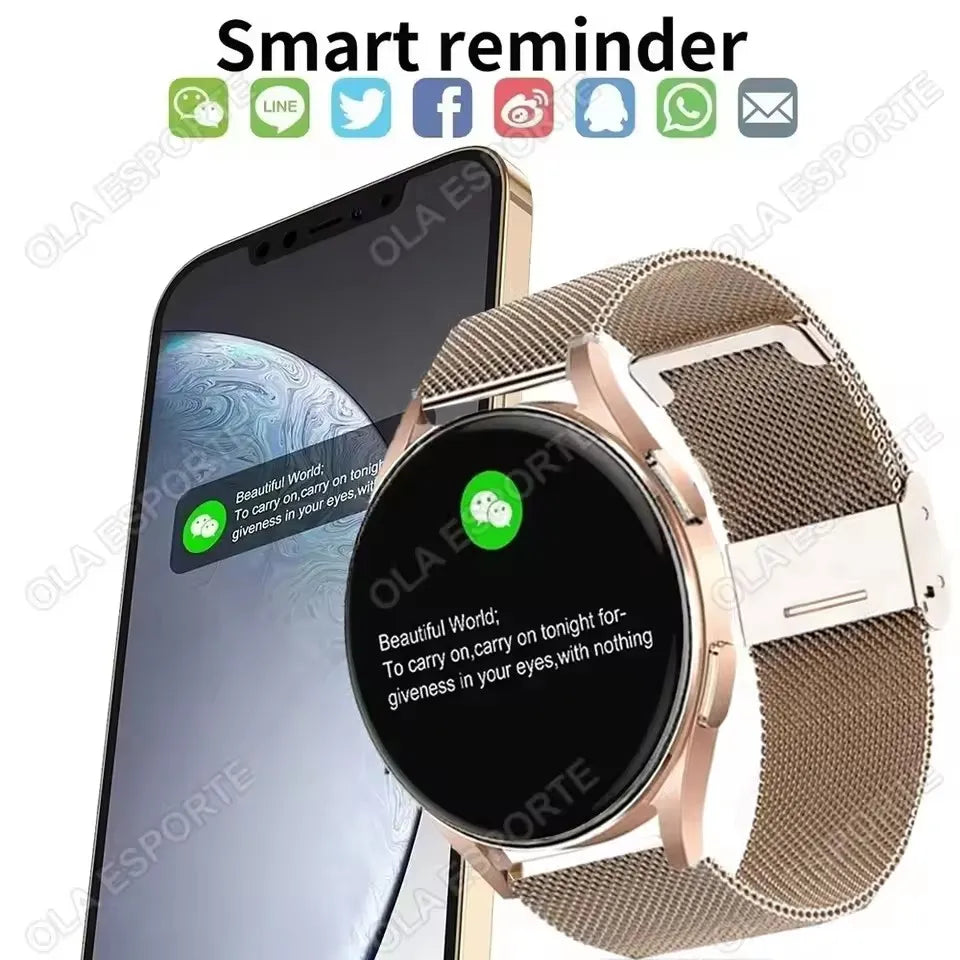 Women Smart-Watch Bluetooth connectivity, Waterproof, Heart Rate monitor