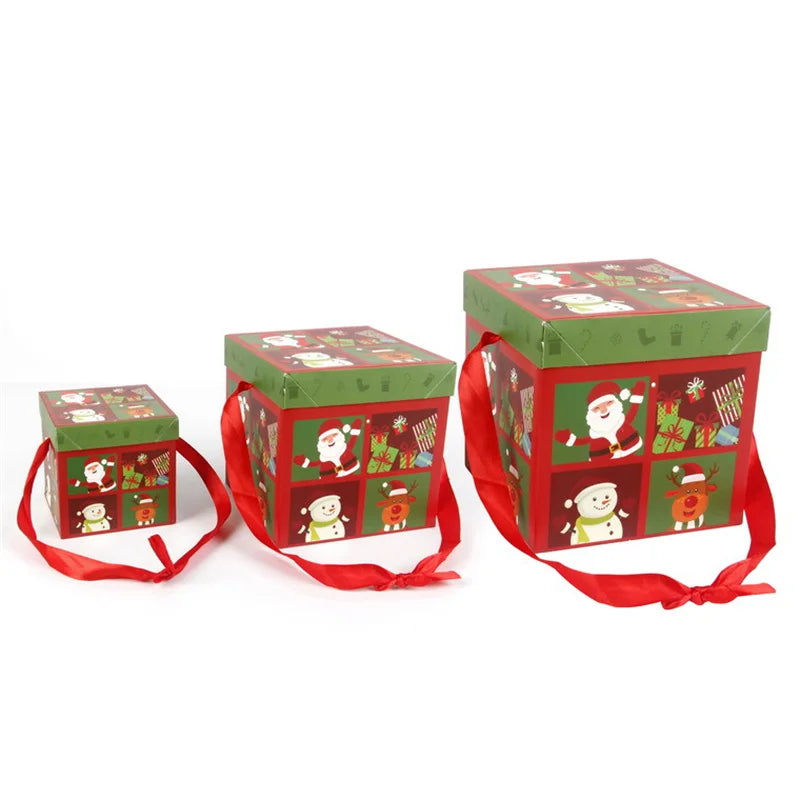 Christmas Gift Boxes Under The Tree Package For Indoor
