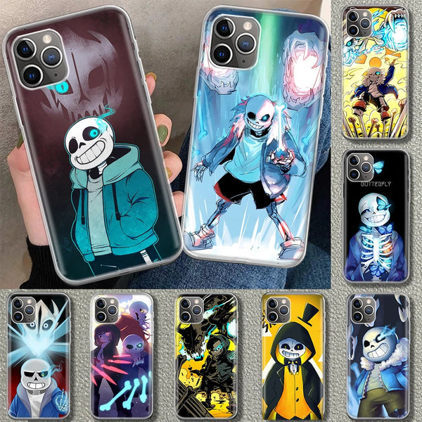 Undertale Sans Doggo Phone Case Cover For iPhone 11 12 13 14 15 16 17 pro mini air pro max