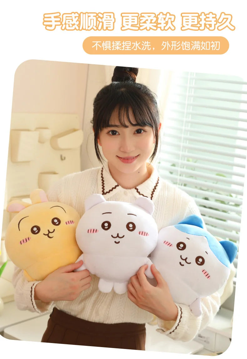 Sanrio Chiikawa Series Plushies Bag Pendant Hachiware Soft Pillow Usagi Plush Toy