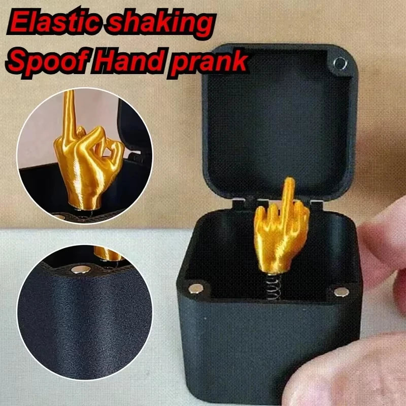 Middle Finger Surprise Gift Boxs Christmas Fun Prank