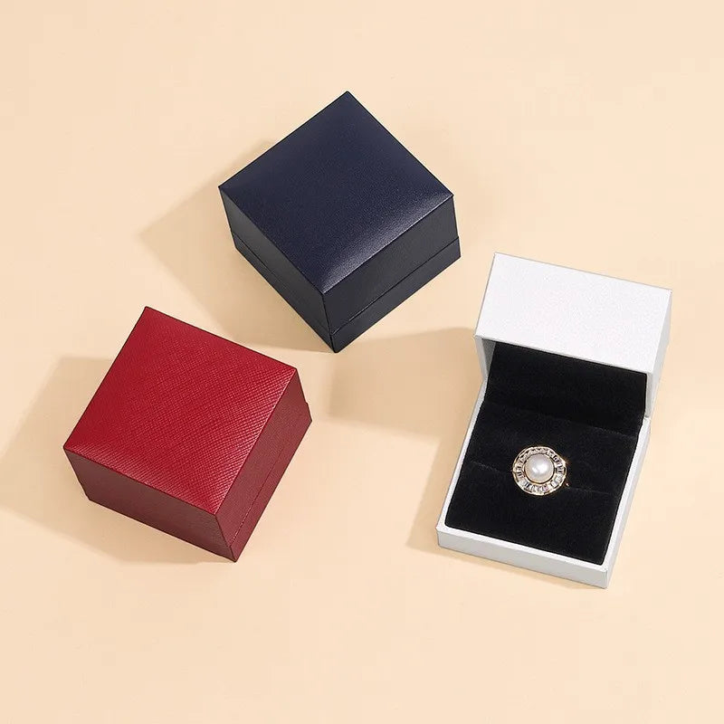 Jewelry Gift Boxes Velvet Lined for Ring Necklace Bracelet Luxury Packaging