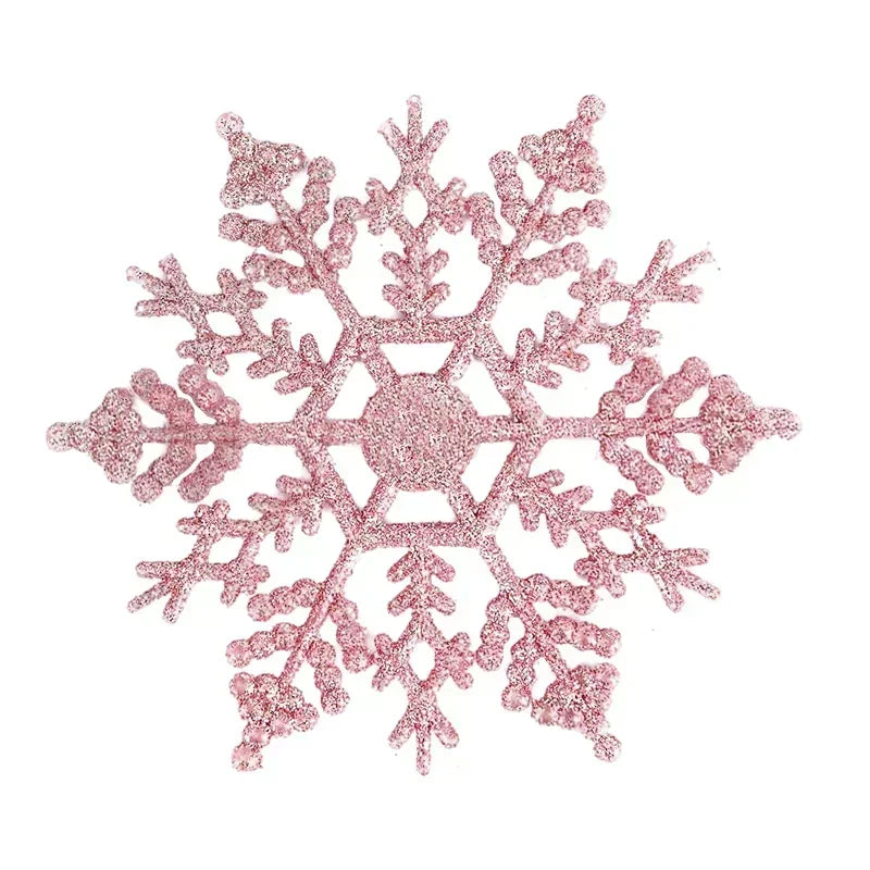 Pack Of 24/12/6 Pieces Snowflakes For Christmas Tree Decoration