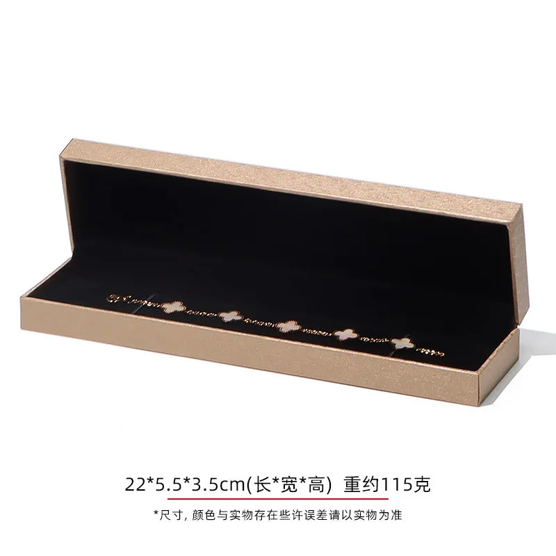 Jewelry Gift Boxes Velvet Lined for Ring Necklace Bracelet Luxury Packaging