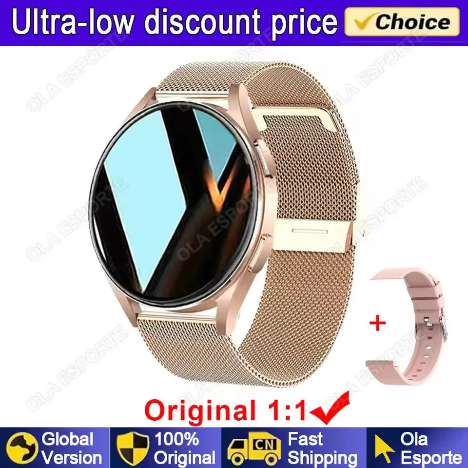 Women Smart-Watch Bluetooth connectivity, Waterproof, Heart Rate monitor