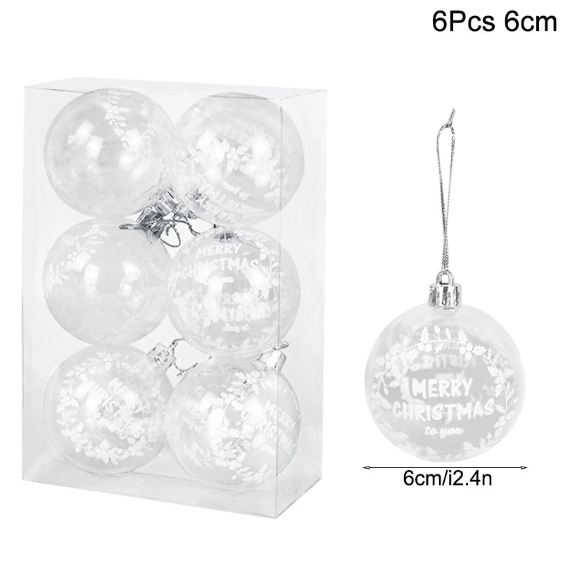 1box Christmas tree Bauble Christmas Tree Decor