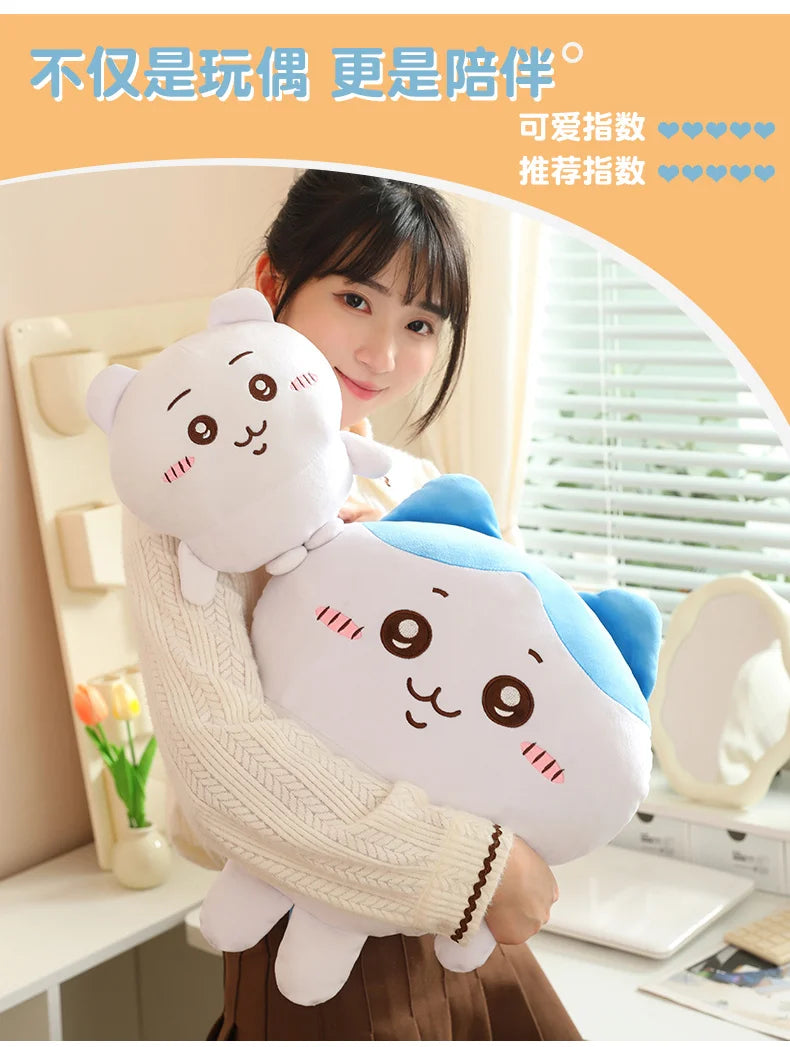 Sanrio Chiikawa Series Plushies Bag Pendant Hachiware Soft Pillow Usagi Plush Toy