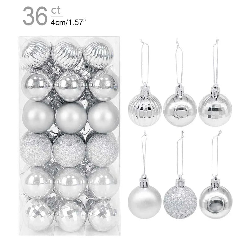 1box Christmas tree Bauble Christmas Tree Decor