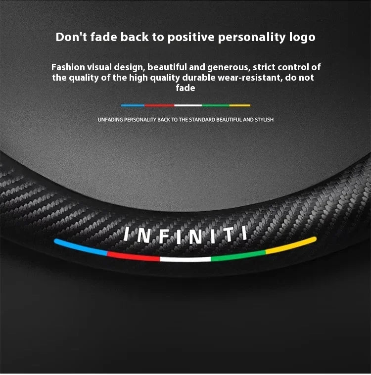 Infiniti Q50 Q60S Q70 QX30 QX50 QX55 QX56 QX60 QX70 QX8 JX35 EX25 FX35 G37 M35 ESQ Steering Wheel Cover