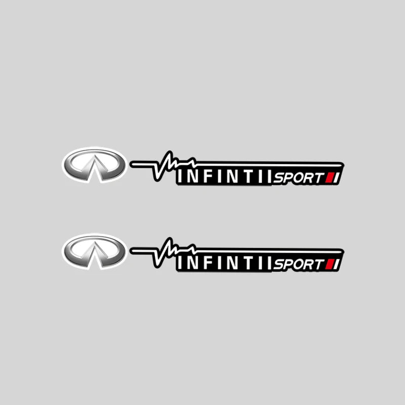 2/4Pcs Car Window Wiper Stickers Emblem Accessories For Infiniti Q50 G37 QX70 FX35 Q60 Q30 QX60 JX35 QX80 M35 FX30 QX50 M37 FX50
