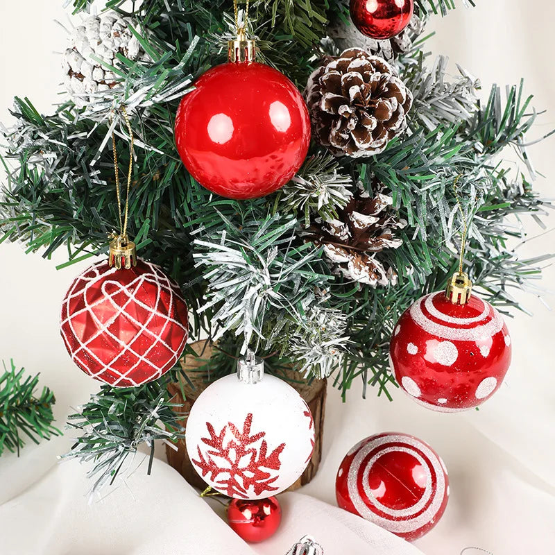 36pcs Christmas Tree bauble