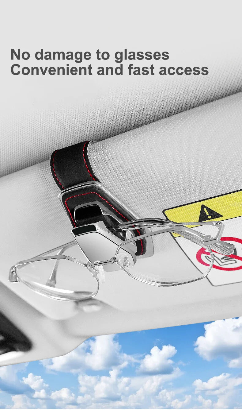 1PC Car Sun Visor Glasses Storage Clip For Infiniti Q50 FX35 G37 G35 QX70 FX45 EX35 Q30 Q70L QX30 QX60 QX80 Accessory